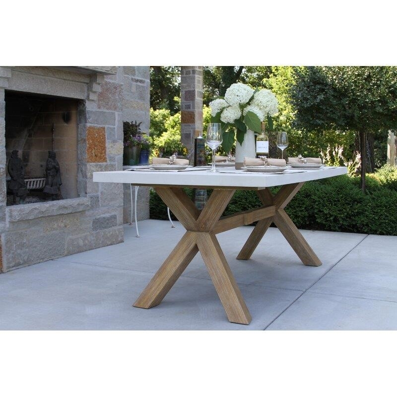 Rex Rectangular 6 - Person 74'' Long Dining Set with Cushions
