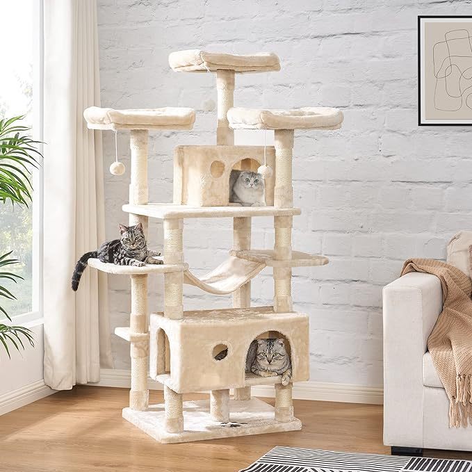 Condomínio interno com torre para gatos grande árvore para gatos 36.6