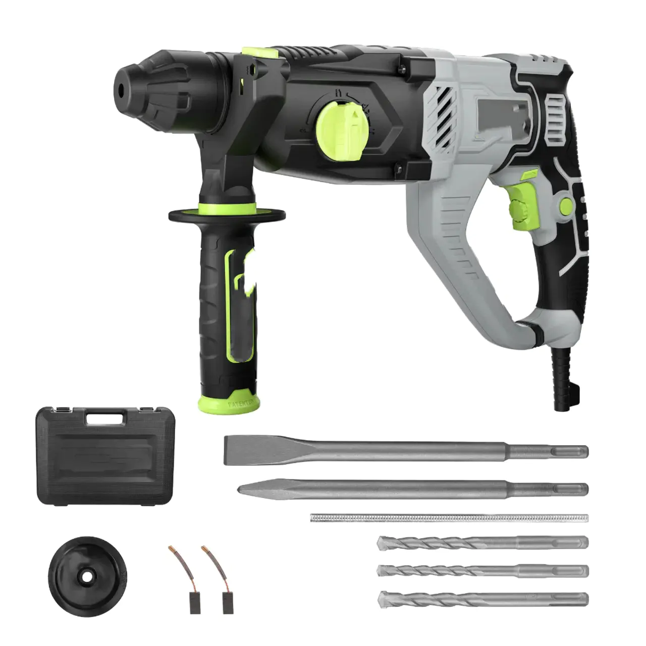 7.5AMP 1-1/4 Inch Premium SDS-Plus Rotary Hammer Drill, Lightweight Corded Version